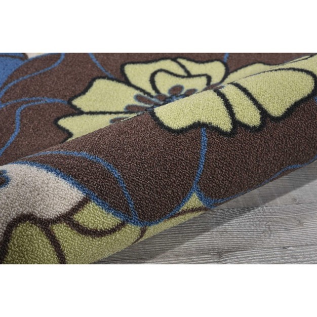 Nourison Home amp Garden Botanical Indoor outdoor Area Rug Rs021