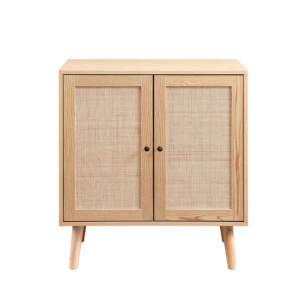 Middlebrook 30 inch Rattan 2 Door Accent Cabinet