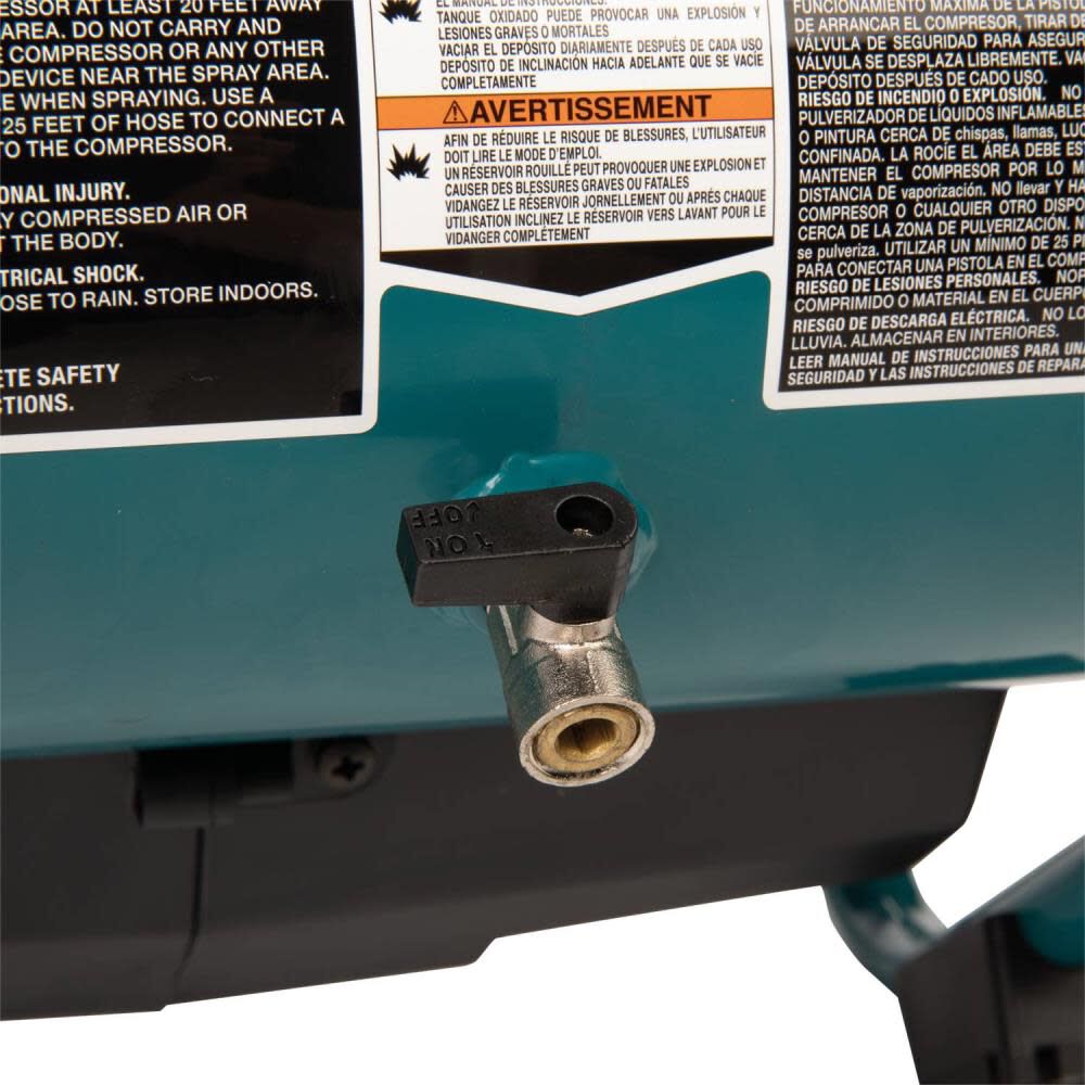 Makita 40V max XGT 2 Gallon Quiet Series Compressor Bare Tool AC001GZ from Makita