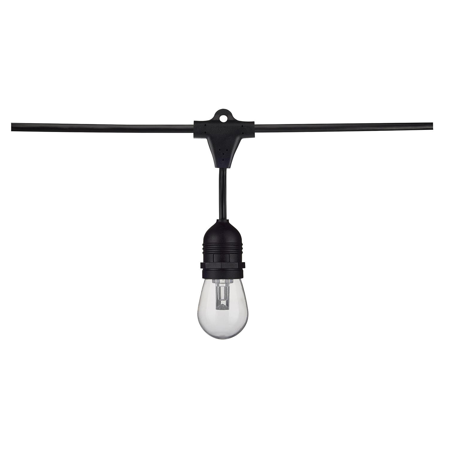 Satco 48Ft; 15-S14 Lamp; LED String Light; Starfish IOT; RGBW