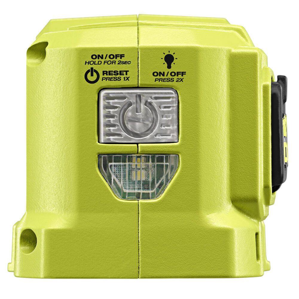 RYOBI ONE+ 18-Volt 120-Watt Push Start Power Source with 12-Volt Outlet (Tool-Only) RYi12VBG