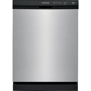 Frigidaire 24 In. in. Front Control Built-In Tall Tub Dishwasher in Stainless Steel with 3-Cycles 55 dBA FFCD2413US