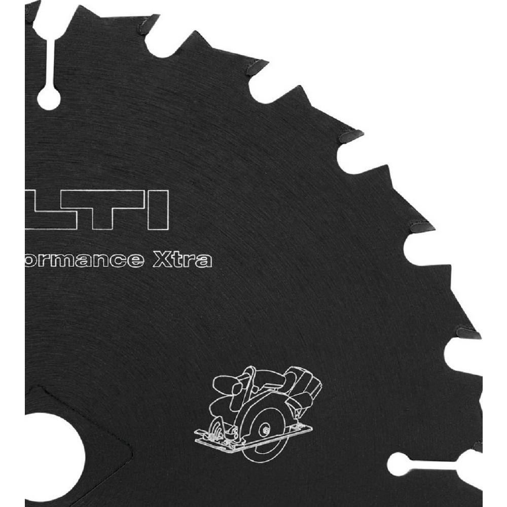 Hilti SPX 6-12 in. 24 Carbide-Teeth Wood Framing Circular Saw Blade (5-Pack) 2191162