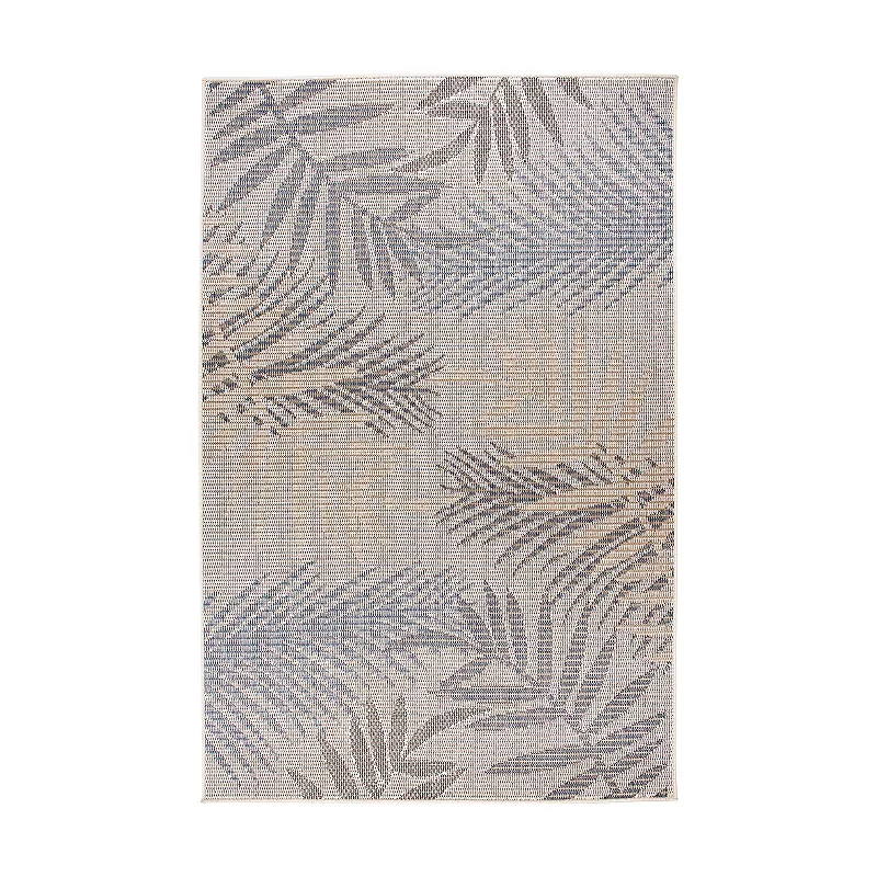 World Rug Gallery Bahama Palm Frond Indoor Outdoor Area Rug