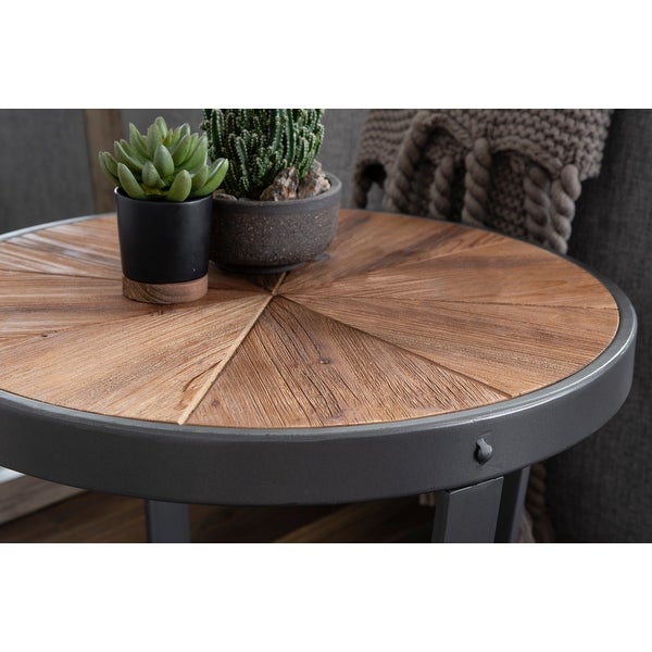 Kate and Laurel Gerhardt Round Side Table - 20x20x18.5