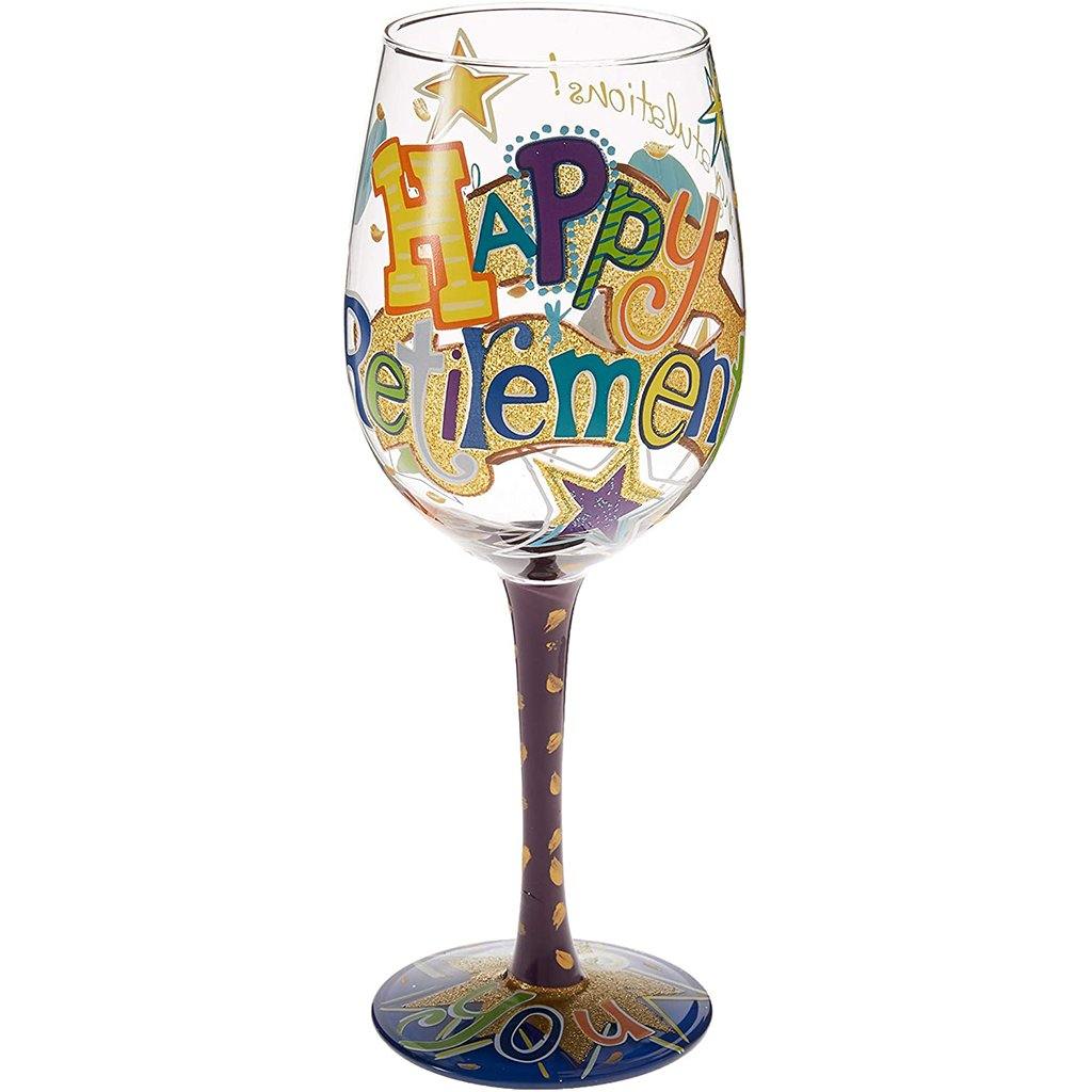 Lolita  Wine Glass - Happy Retirement