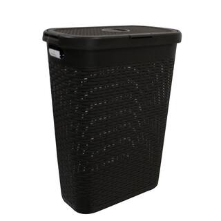 Modern Homes 40 L Laundry Hamper Brown 67523