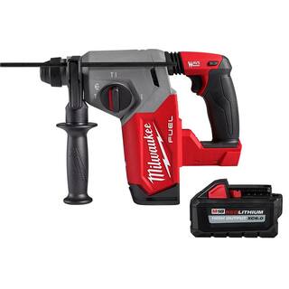 MW M18 Fuel 18-Volt Lithium-Ion Brushless Cordless 1 in. SDS-Plus Rotary Hammer with 6.0 Ah Battery 2912-20-48-11-1865