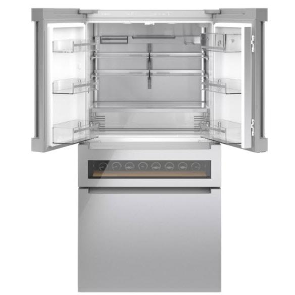 Bosch 36-inch, 20.5 cu.ft. Counter Depth French 4-Door Refrigerator with FlexBar™ B36CL81ENG