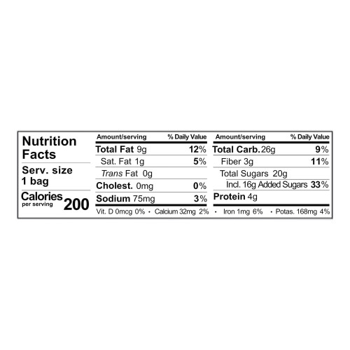 Sahale Snacks Glazed Mixes， Classic Fruit Nut， 1.5 oz， 18/Carton (900022)