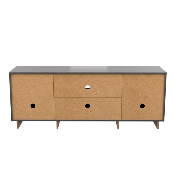 Inval Modern Dark Grey TV Stand