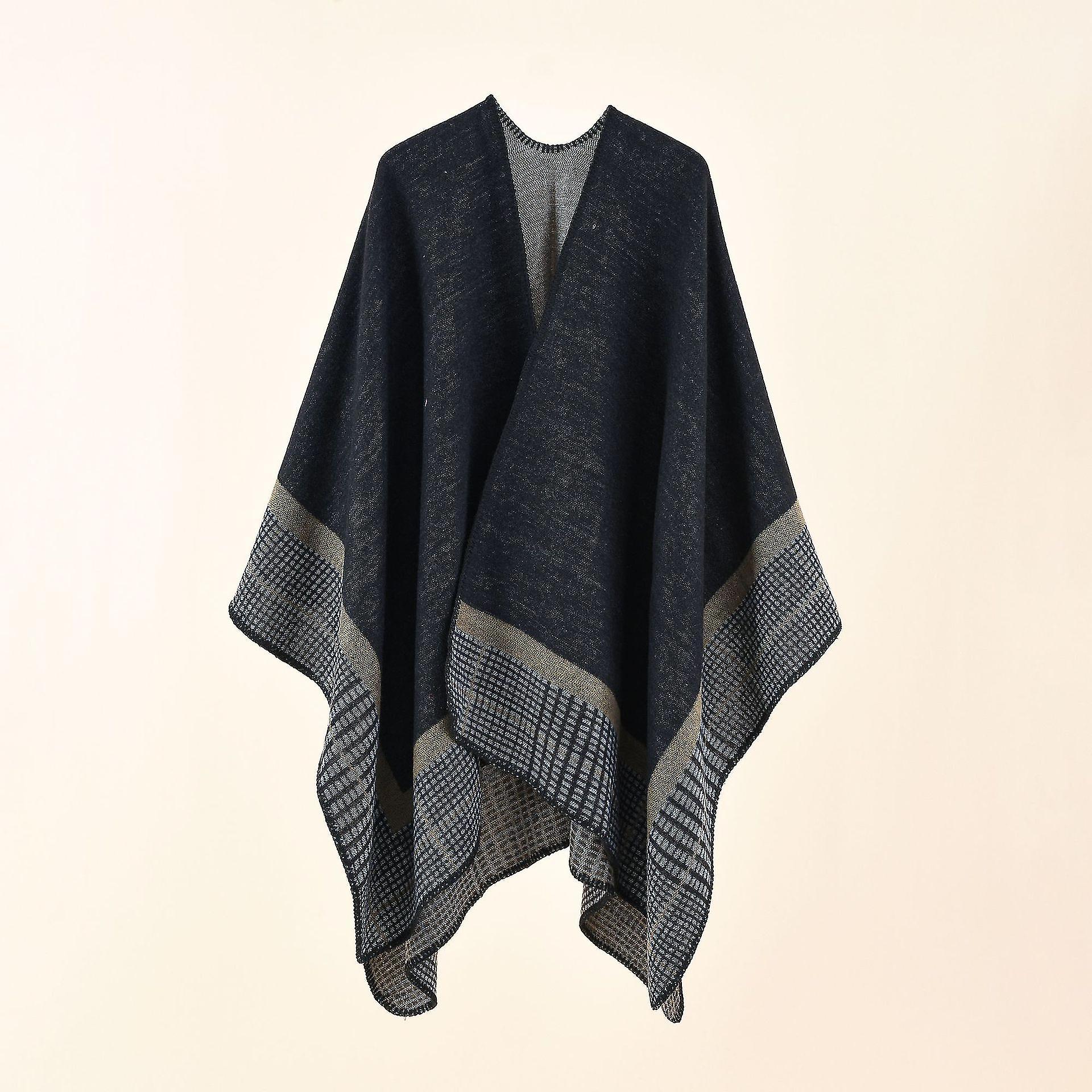 Women Wrap Shawl Poncho Ruana Cardigan Gift