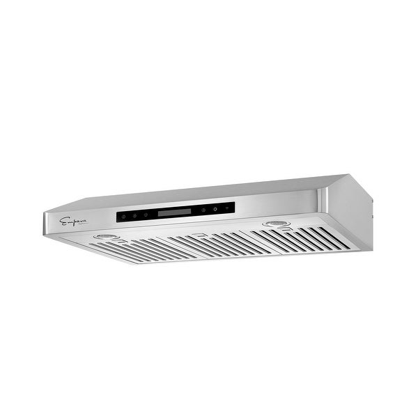 36 in. 500 CFM Ducted Under Cabinet Range Hood in Stainless Steel with Permanent Filters - Delay Shut-off