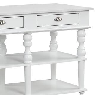 Acme Furniture Rorratt Marble  White Finish Kitchen Islands AC00186