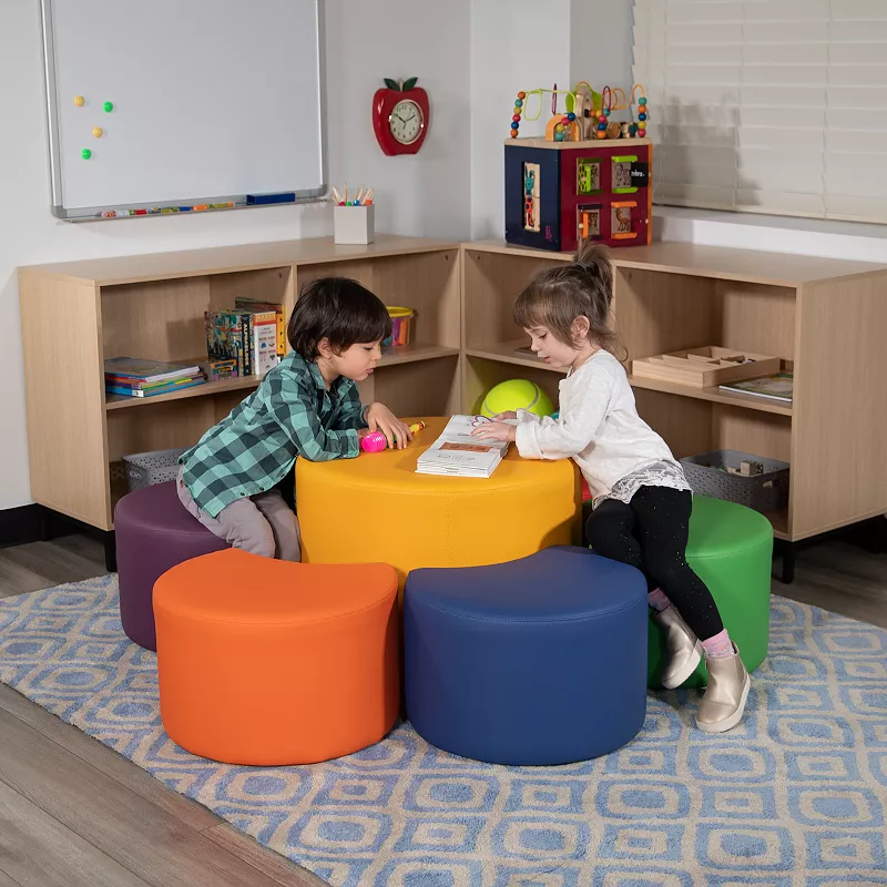 Flash Furniture Round Modular Ottoman