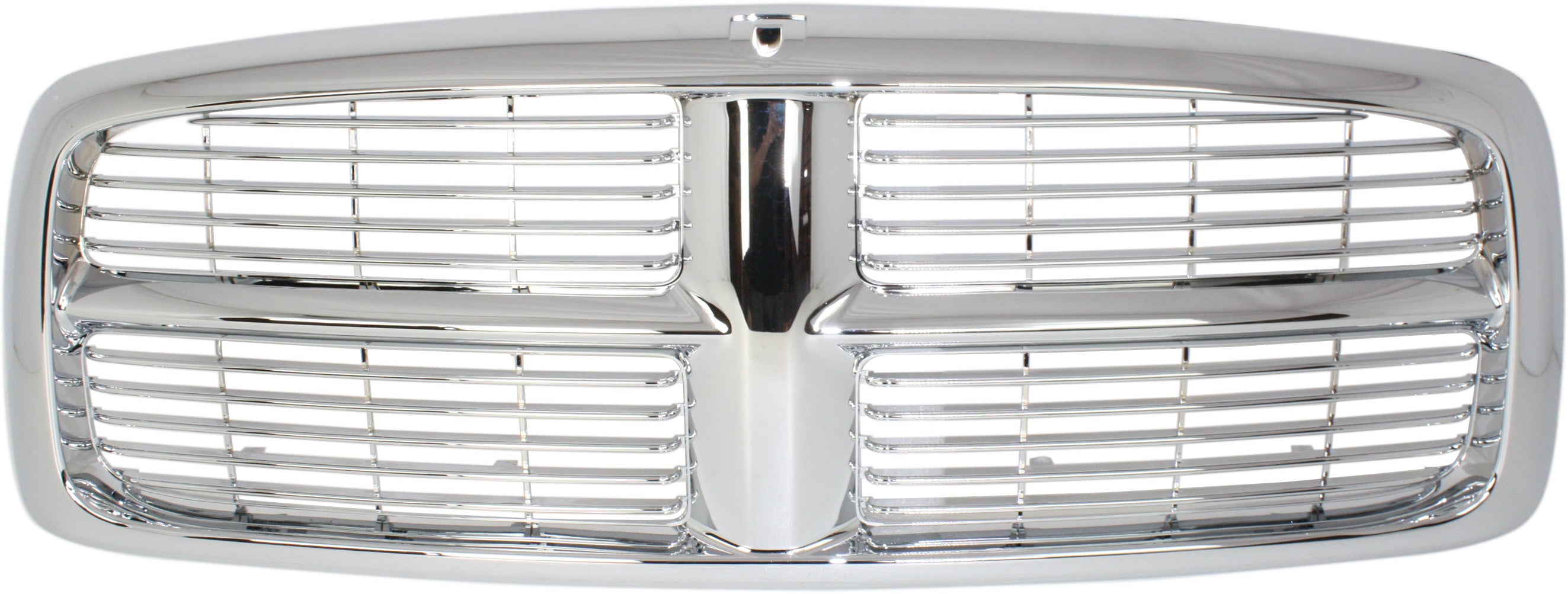 Grille Assembly Compatible With 2003-2005 Dodge Ram 3500 2500 Chrome Shell and Insert