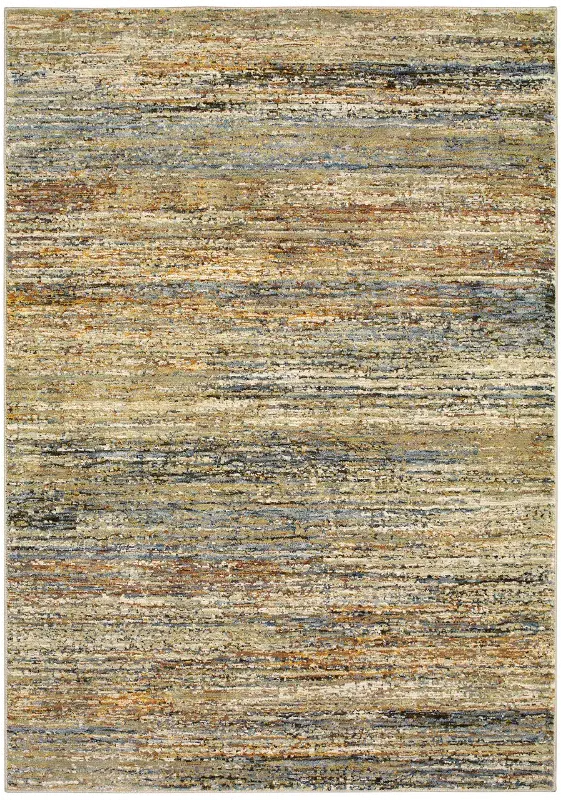 Atlas 5 x 8 Casual Gold and Green Area Rug