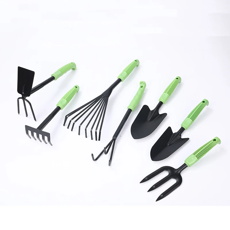 Silicone Handle A3 Carbon Steel Iron Tip Garden Hand Tool Sets Custom Garden Tool Set