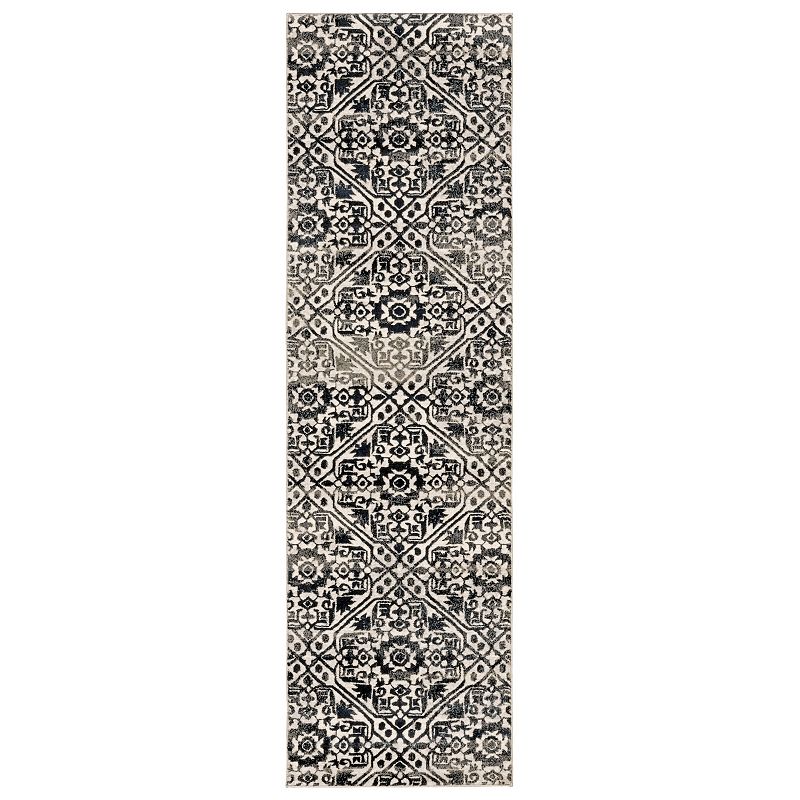 StyleHaven Brody Textured Geometric Disks Rug