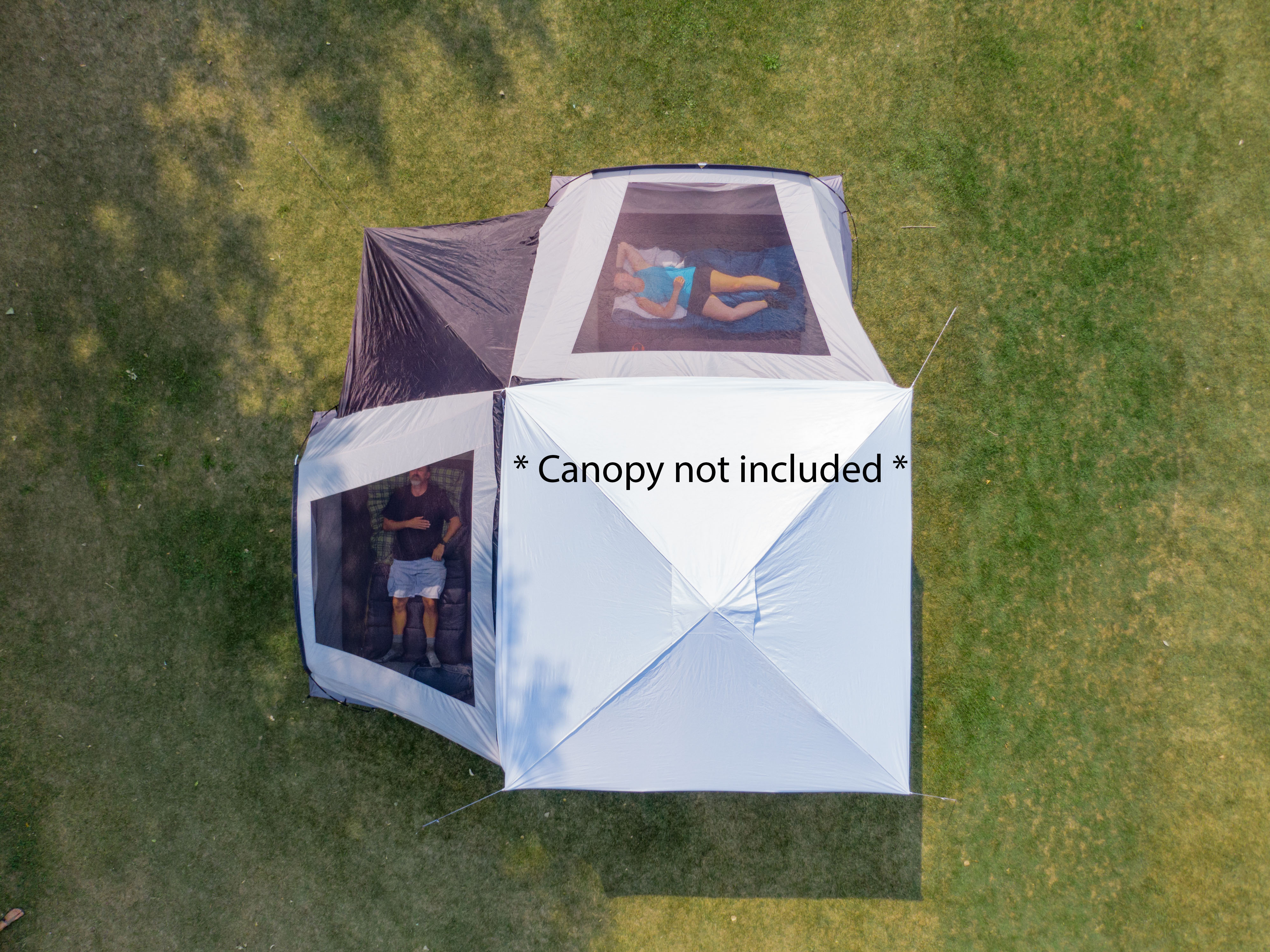 Ozark Trail 8-Person Connect Tent with Screen Porch (Straight-Leg Canopy Sold Separately)