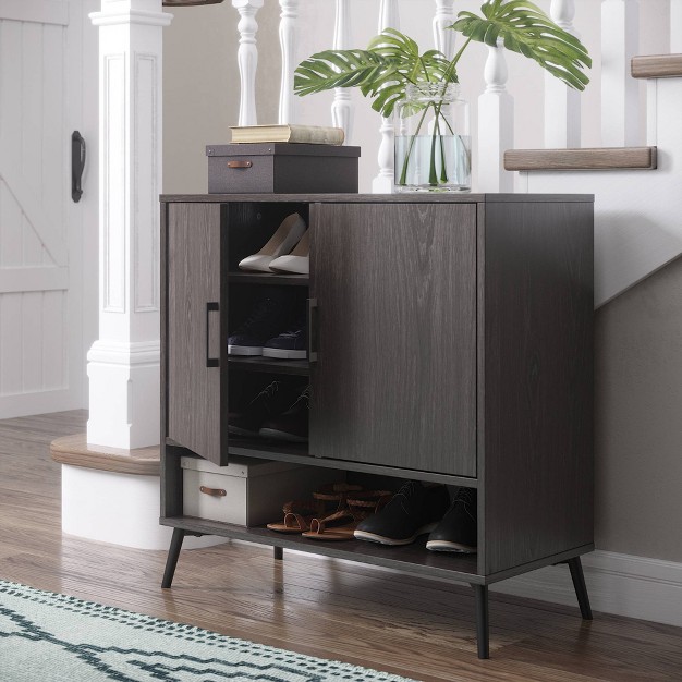 Woodbury Shoe Cabinet Woodgrain Riverridge Home