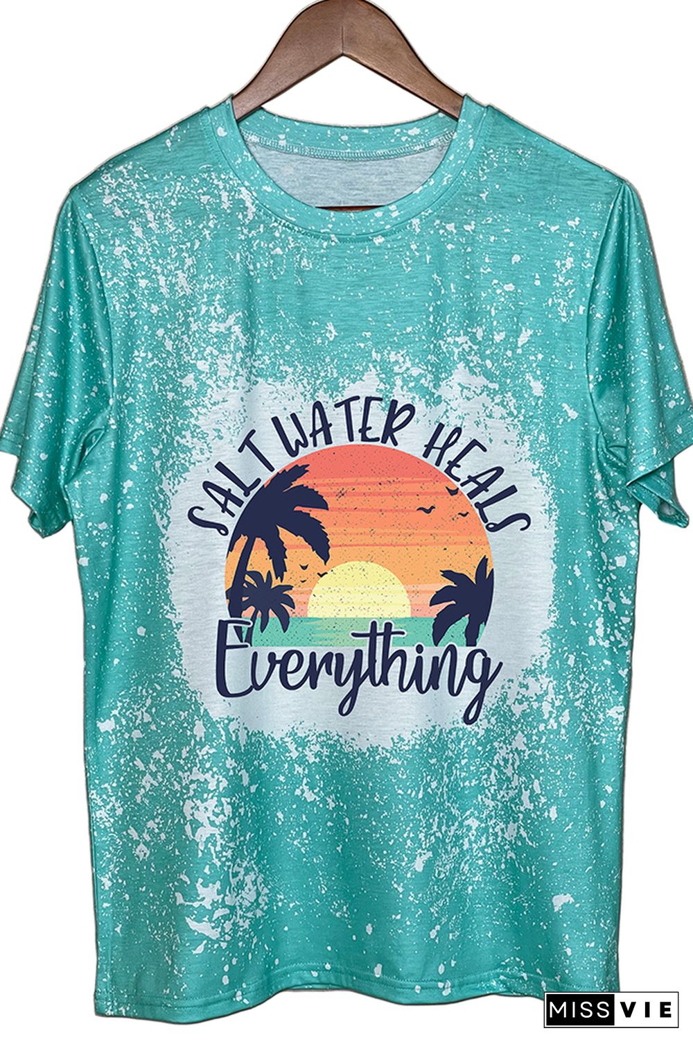 Salt Water Heals Everything Graphic Tee Wholesale