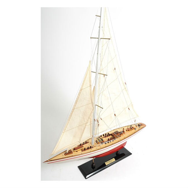 Old Modern Handicrafts Endeavour Yacht Model Ship