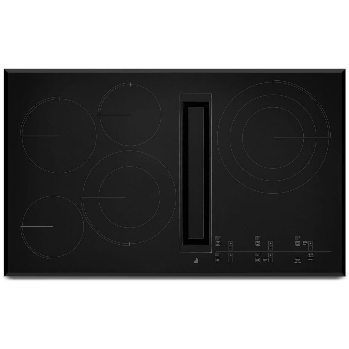 JennAir 36-inch Built-In Electric Cooktop with Downdraft JED4536KB