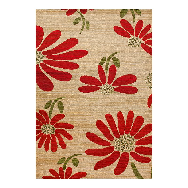 Art Carpet St. Croix Spring Daisy Beige Indoor Outdoor Rug