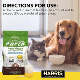 Harris 10.5 lbs. Diatomaceous Earth Food Grade with Powder Duster Applicator DEFG-105P