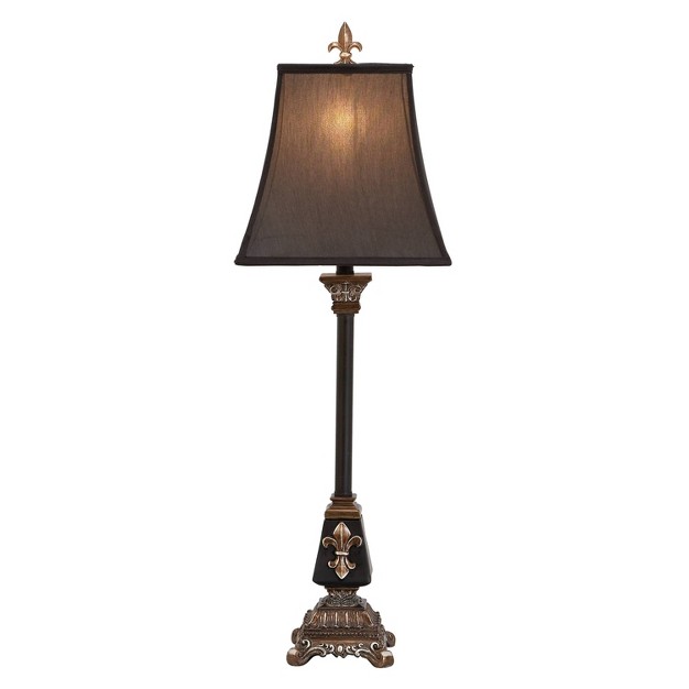 Tuscan Polystone Buffet Lamp Black Olivia amp May