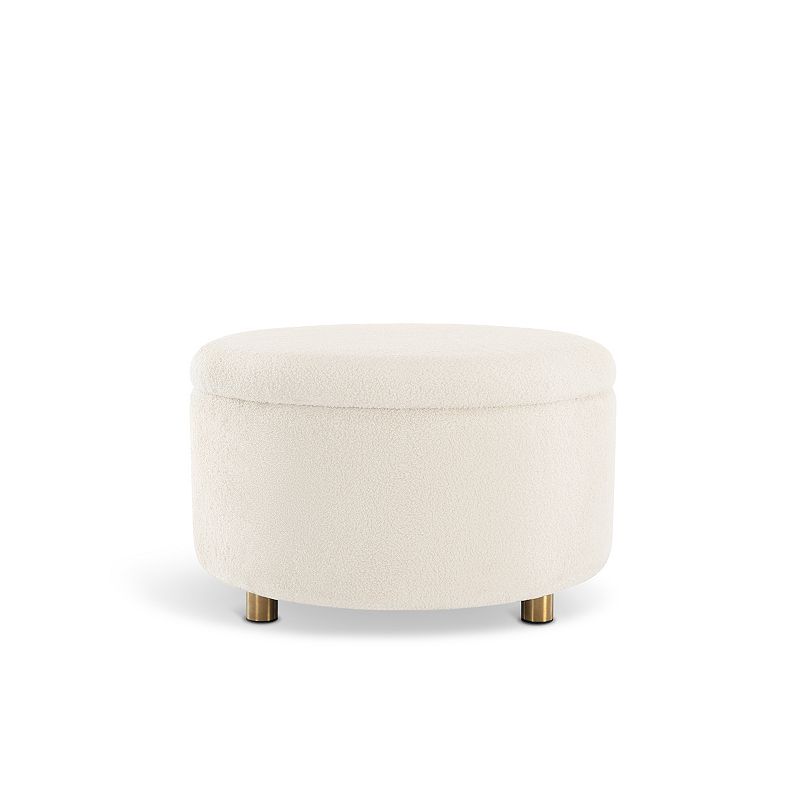 Sadie Round Storage Ottoman