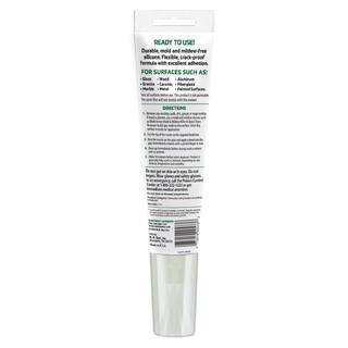 Mold Armor 5.5 oz. White Mold Free Silicone Kitchen and Bath Caulk and Sealant FG573