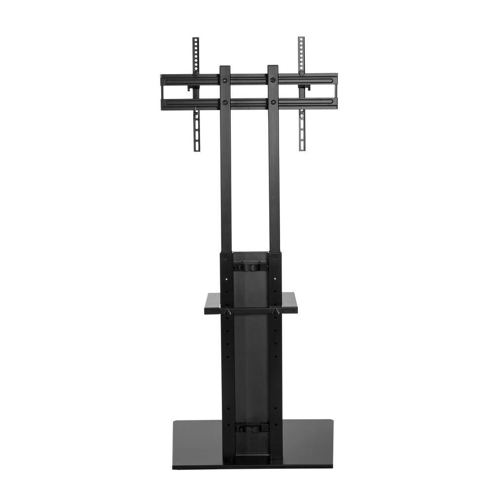 ProMounts Adjustable Universal Ultra Slim TV Floor Stand Tilt Mount for 37-70 in. TVs up to 88lbs Ready to Install Hassle Free ATMSS6401