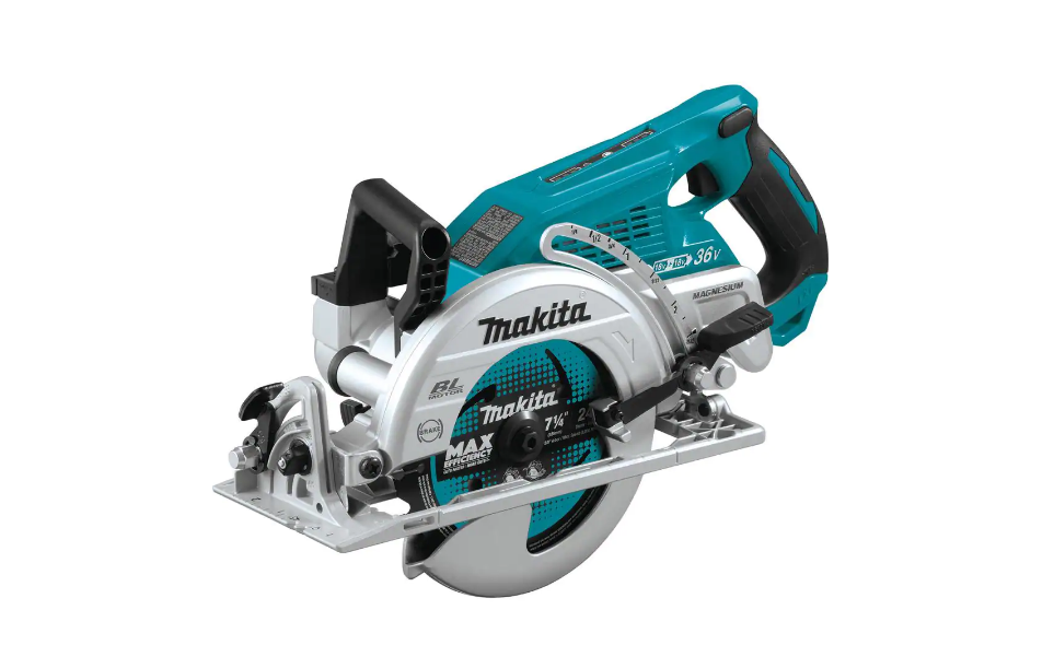 Makita XSR01Z 18-Volt X2 LXT Lithium-Ion (36-Volt) Brushless Cordless Rear Handle 7-1/4 in. Circular Saw (Tool-Only)