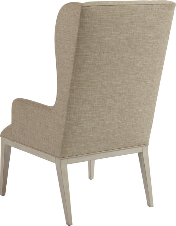 Seacliff Upholstered Host Wing Chair   Transitional   Armchairs And Accent Chairs   by HedgeApple  Houzz