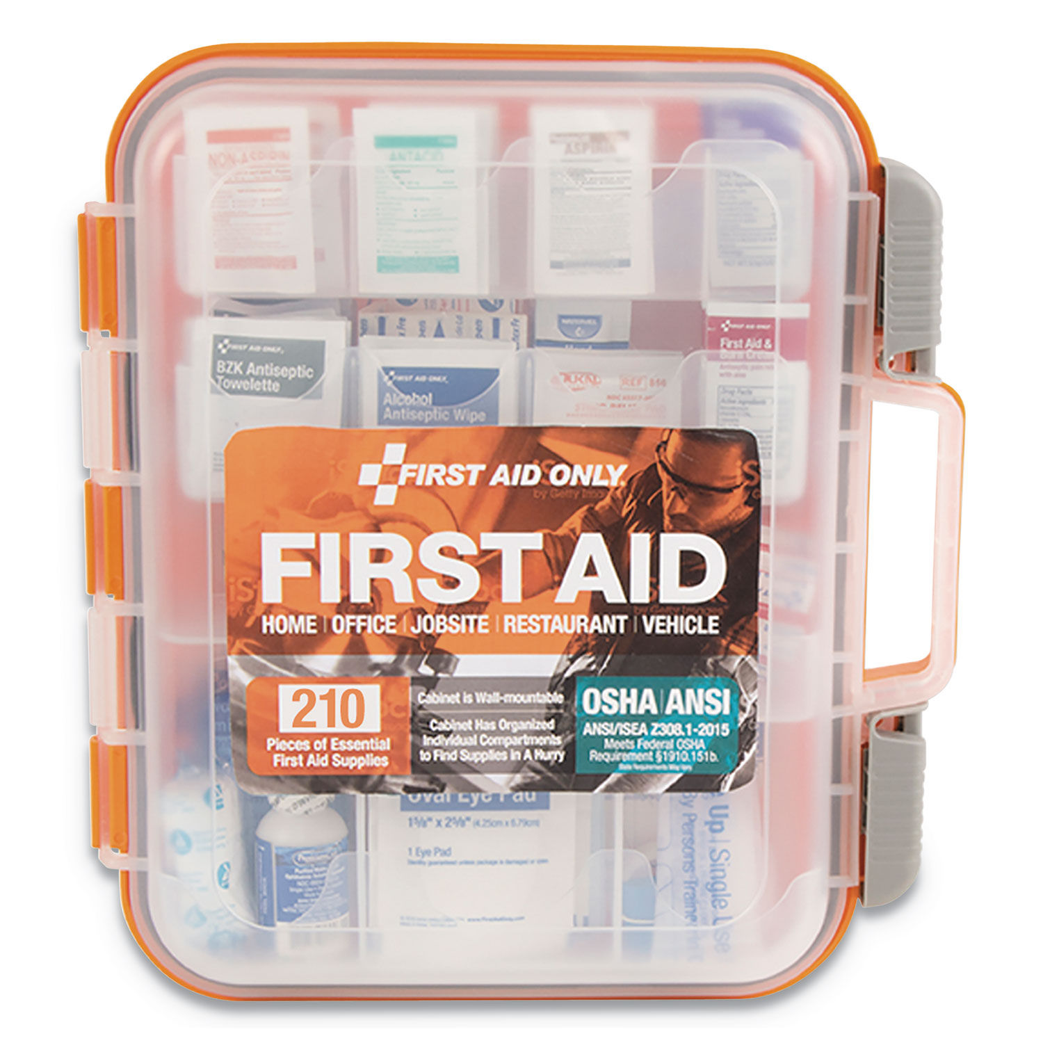 ANSI Class A Bulk First Aid Kit by First Aid Onlyandtrade; FAO91064