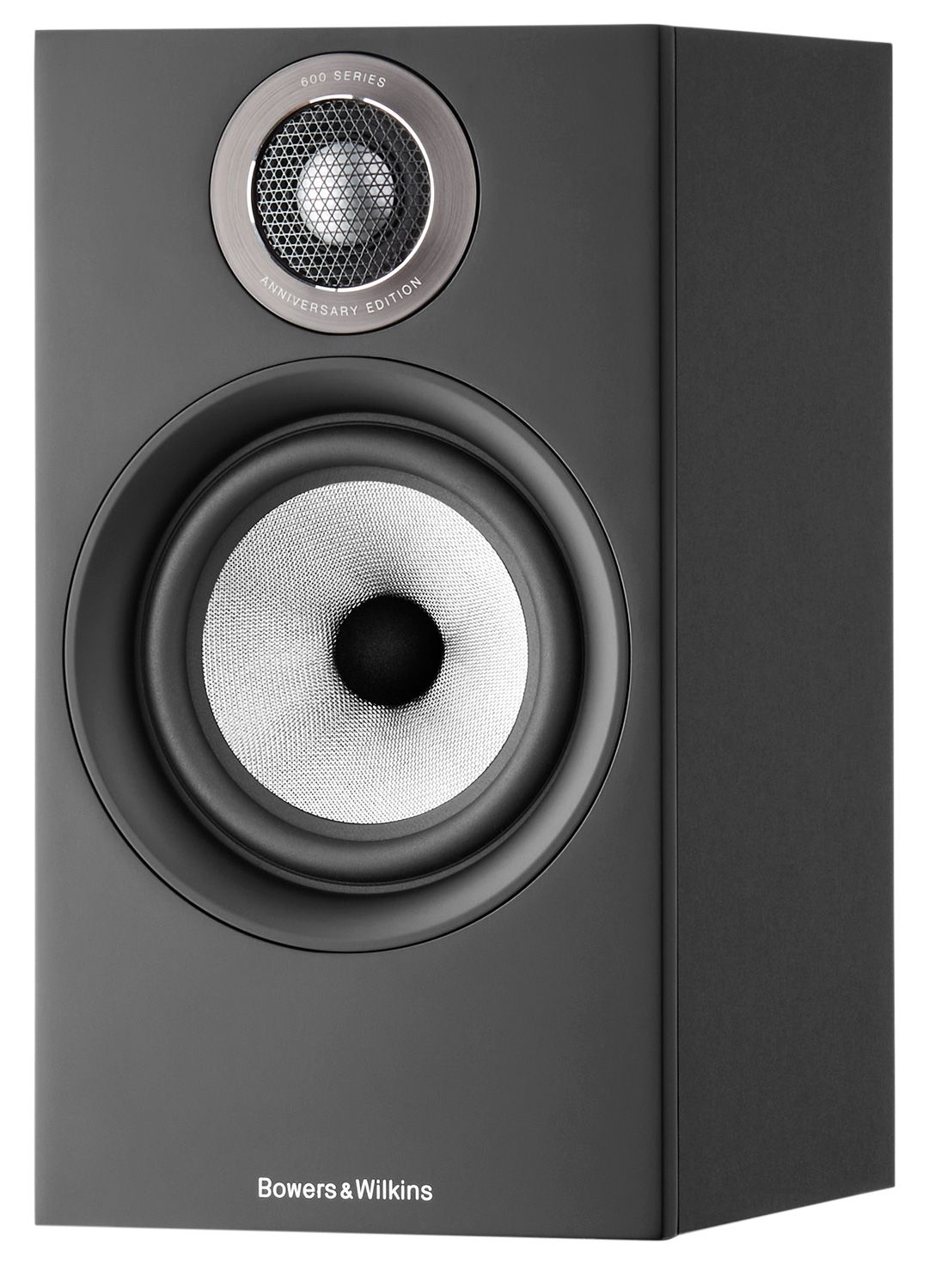 Bowers and Wilkins 600 Series 607 S2 Anniversary Edition Matte Black 2-Way Stand-Mount Loudspeaker System (Pair)