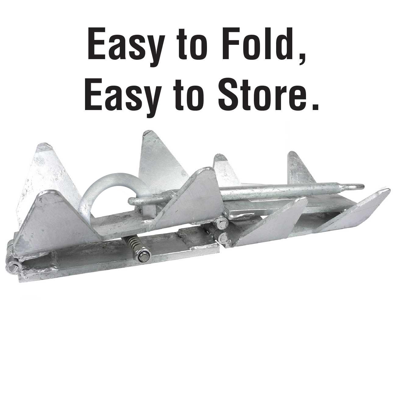 Seachoice Fold-And-Hold Galvanized Anchor