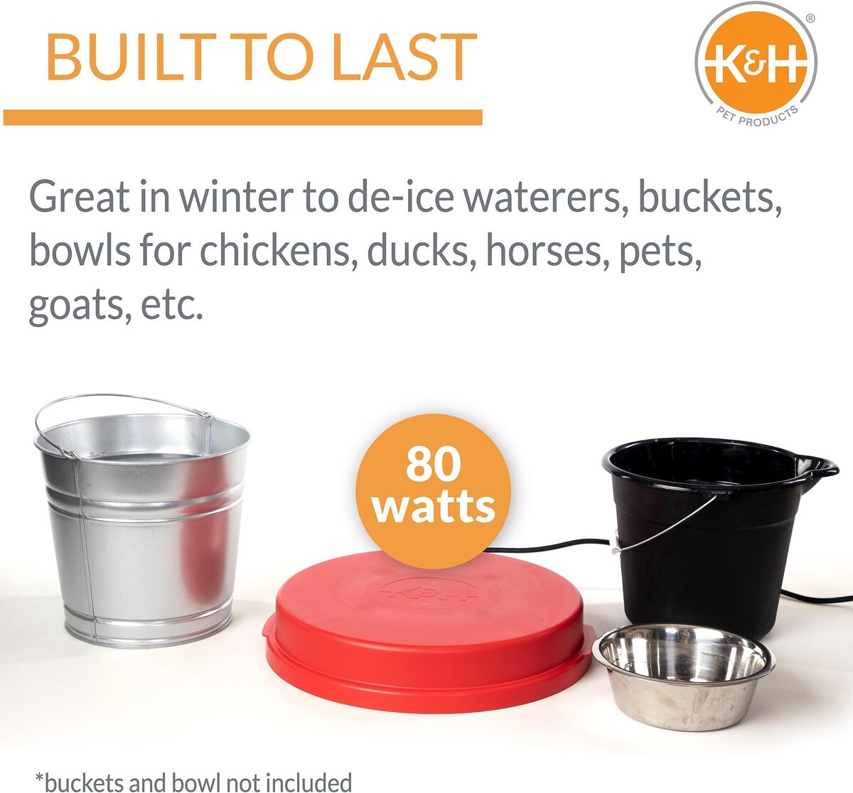 KandH Pet Products Universal Waterer Deicer