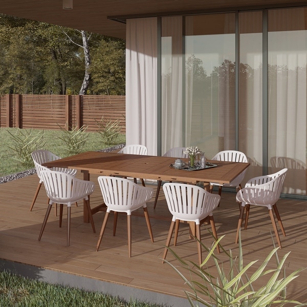 Amazonia 100% FSC Certified Wood Sant Louis Outdoor Patio Dining Set