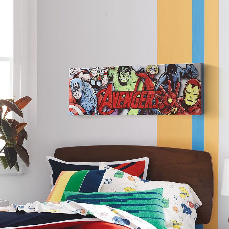 Marvel Avengers Idea Nuova Metallic Canvas Wall Art