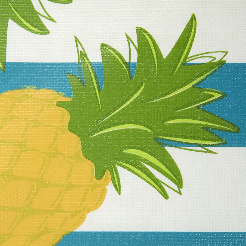 9.5' Pineapple Vinyl Tablecloth