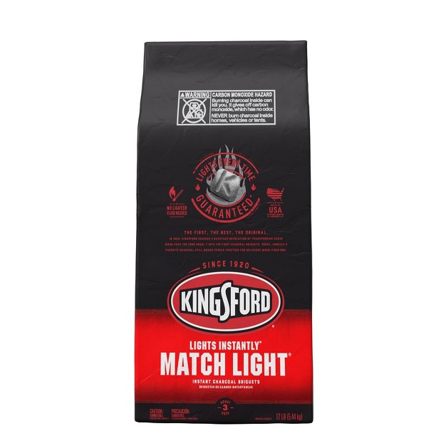 Kingsford Match Light Charcoal Briquettes 12 Lb