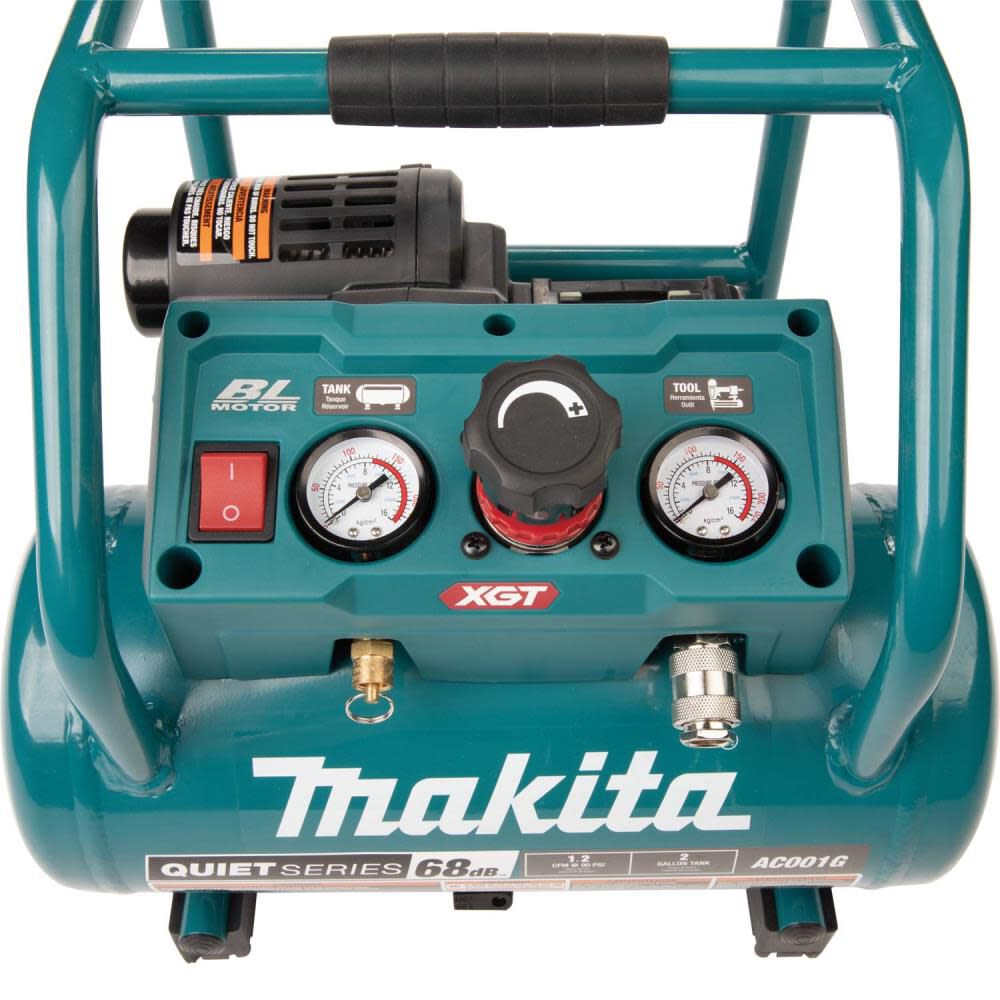 Makita 40V max XGT 2 Gallon Quiet Series Compressor Bare Tool AC001GZ from Makita