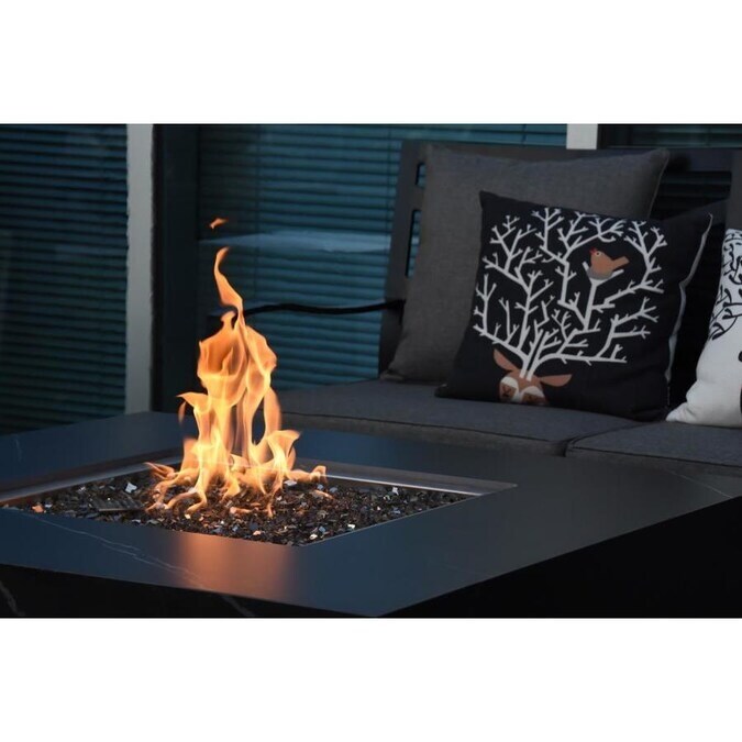 Elementi Sofia Outdoor Marble Porcelain Fire Pit 39\