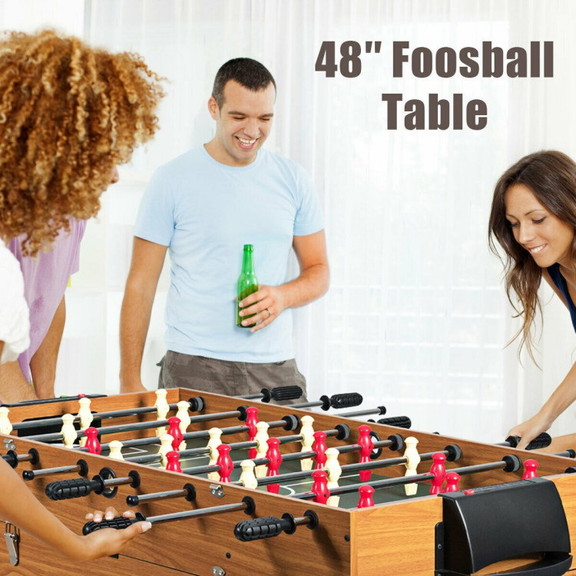 Costway 81926475 48 Inch 3 In 1 Multi Combo Game T...