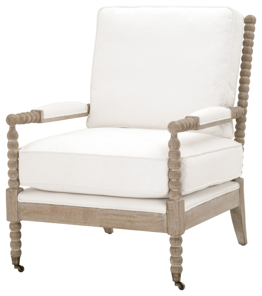 Rouleau Club Chair   Traditional   Armchairs And Accent Chairs   by HedgeApple  Houzz