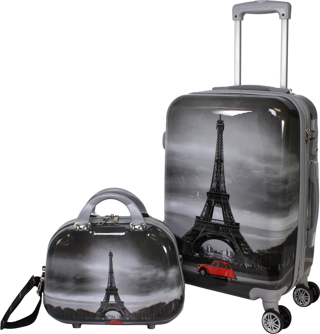 Destination 2 Piece Carry-on Hardside Spinner Luggage Set