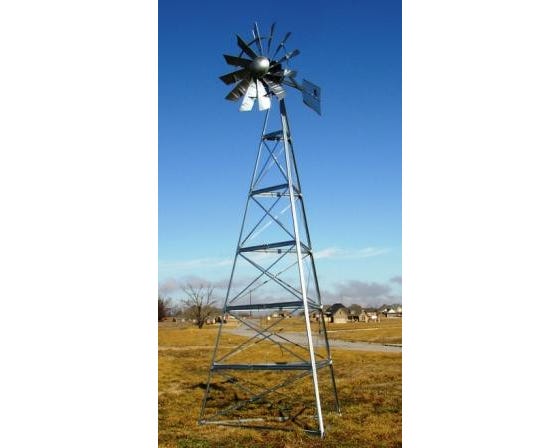 Outdoor Water Solutions 24 Foot Deluxe Windmill Aeration System AWS0179